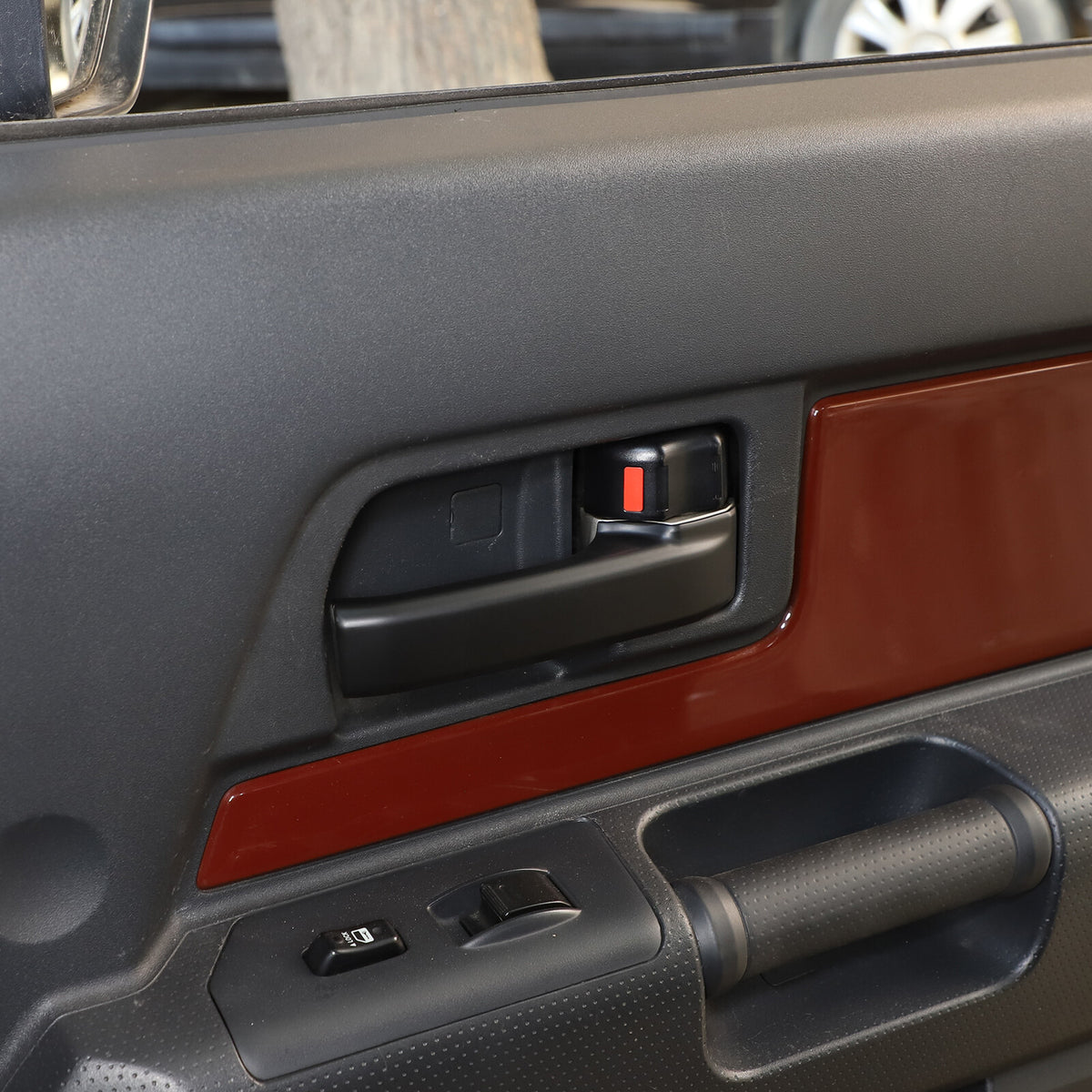 Matte Black Interior Set Dash Panel Cover Trims Kit for Toyota FJ Cruiser 07-22 13
