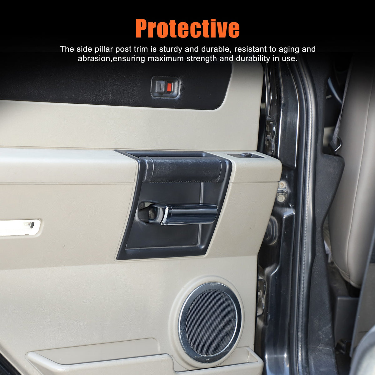Silver Chrome Exterior Door Handle Mirror Hood Vent Trim Kit For Hummer H2 03-09 170