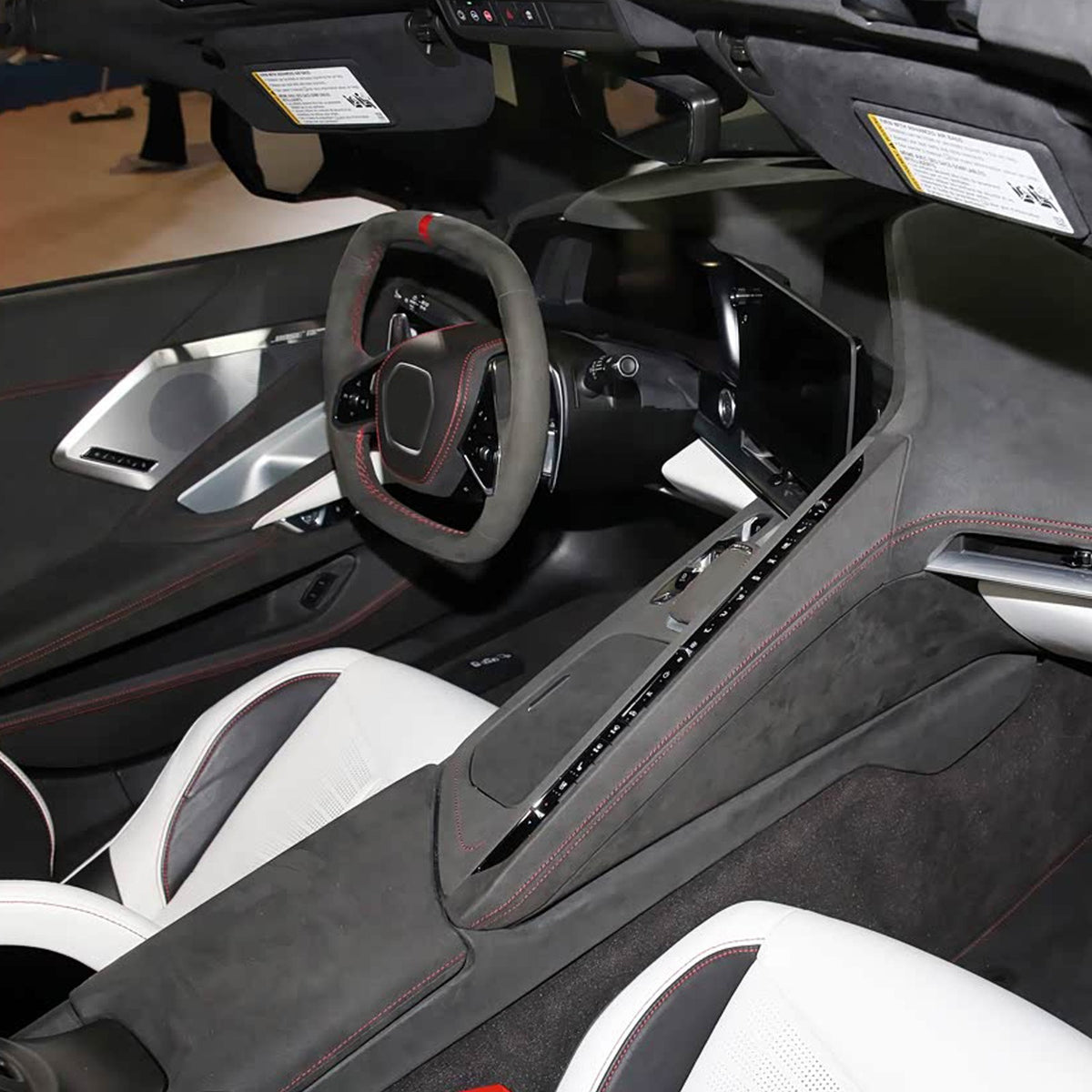 Carbon Fiber ABS Dashboard Side Air Vent Trim Cover For Corvette C8 2026+ 8