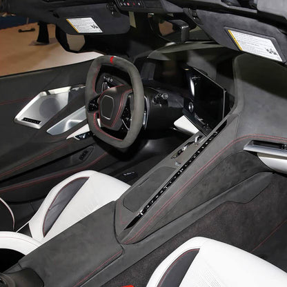 Carbon Fiber ABS Dashboard Side Air Vent Trim Cover For Corvette C8 2026+ 8
