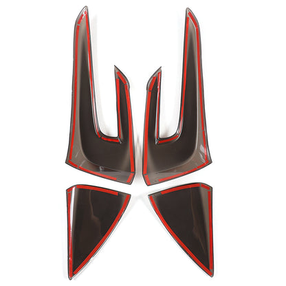 Smoked Black Rear Tail Light Guard Cover Trim Bezel For Tesla Model 3 2023-24 6