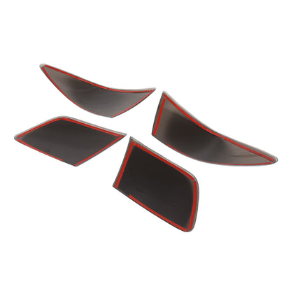 Smoked Black Tail Light Lamp Guard Cover Trim Bezels for Mazda 6 GG 2004~2008 18