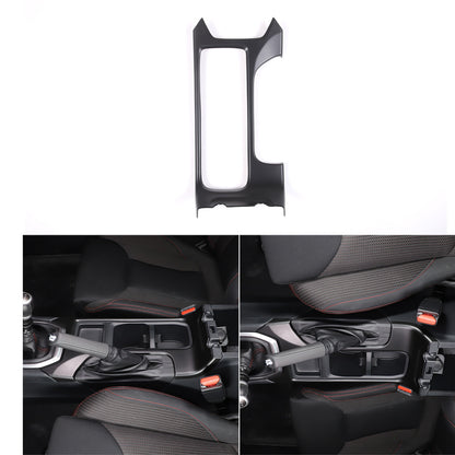 Matte Black Center Console Gear Shift Cup Holder Trim for Subaru WRX VB MT 22-24 15