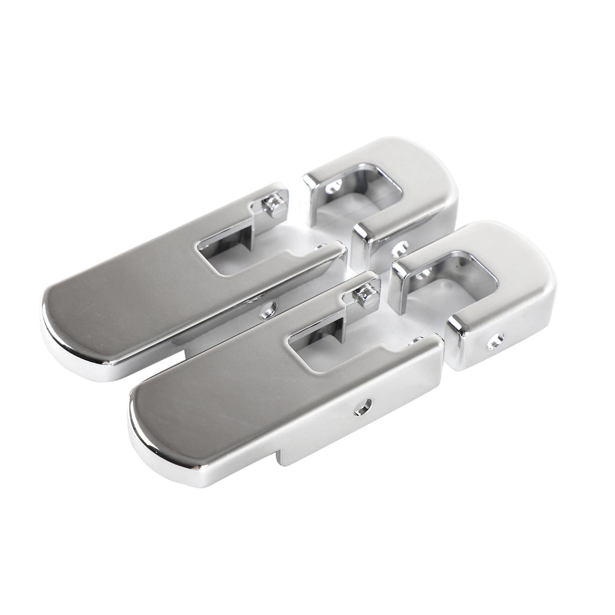 Replacement Aluminum Chrome Silver Hood Handle Cover Trim For Hummer H2 2003-09 15