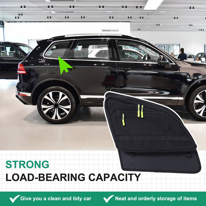Car Trunk Right Side Window Storage Bag Tool Bag For Volkswagen Touareg 2011-18 1