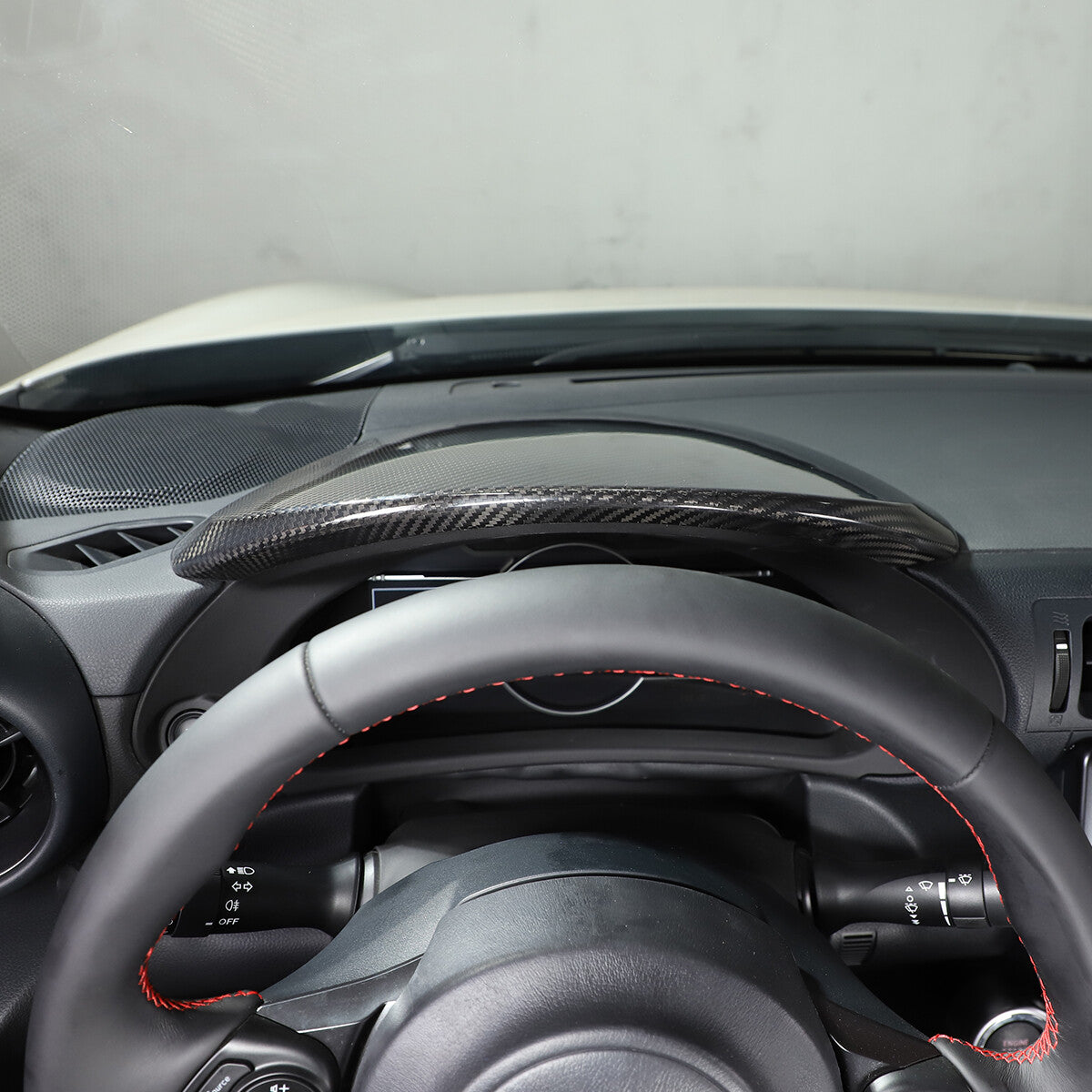 Real Carbon Fiber Interior Dashboard Cover Trim For Toyotaa Subaru BRZ 2022 4