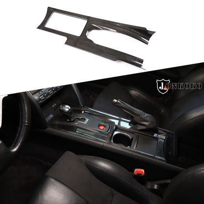 Real Carbon Fiber Inner Console Gear Shift Overlay Trim For Nissan GTR R35 08-16 7