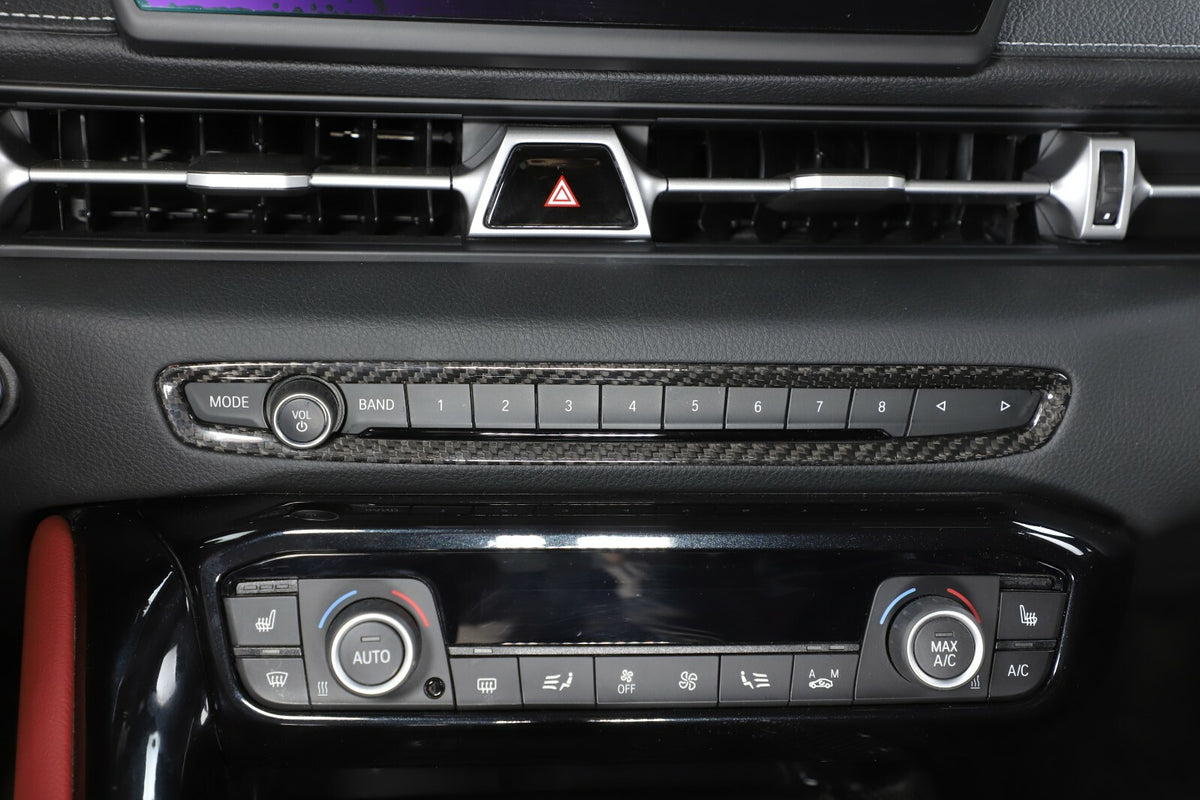Real Carbon Fiber Full Interior Set Decor Trim Kit For Toyota Supra A90 MK5 19+ 120
