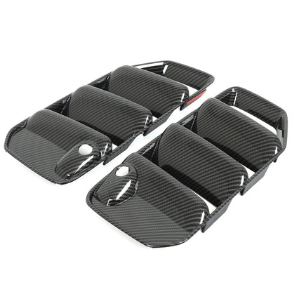 Carbon ABS Front Bumper Side Air Intake Grille Trim For Benz G-Class G63 2025+ 4