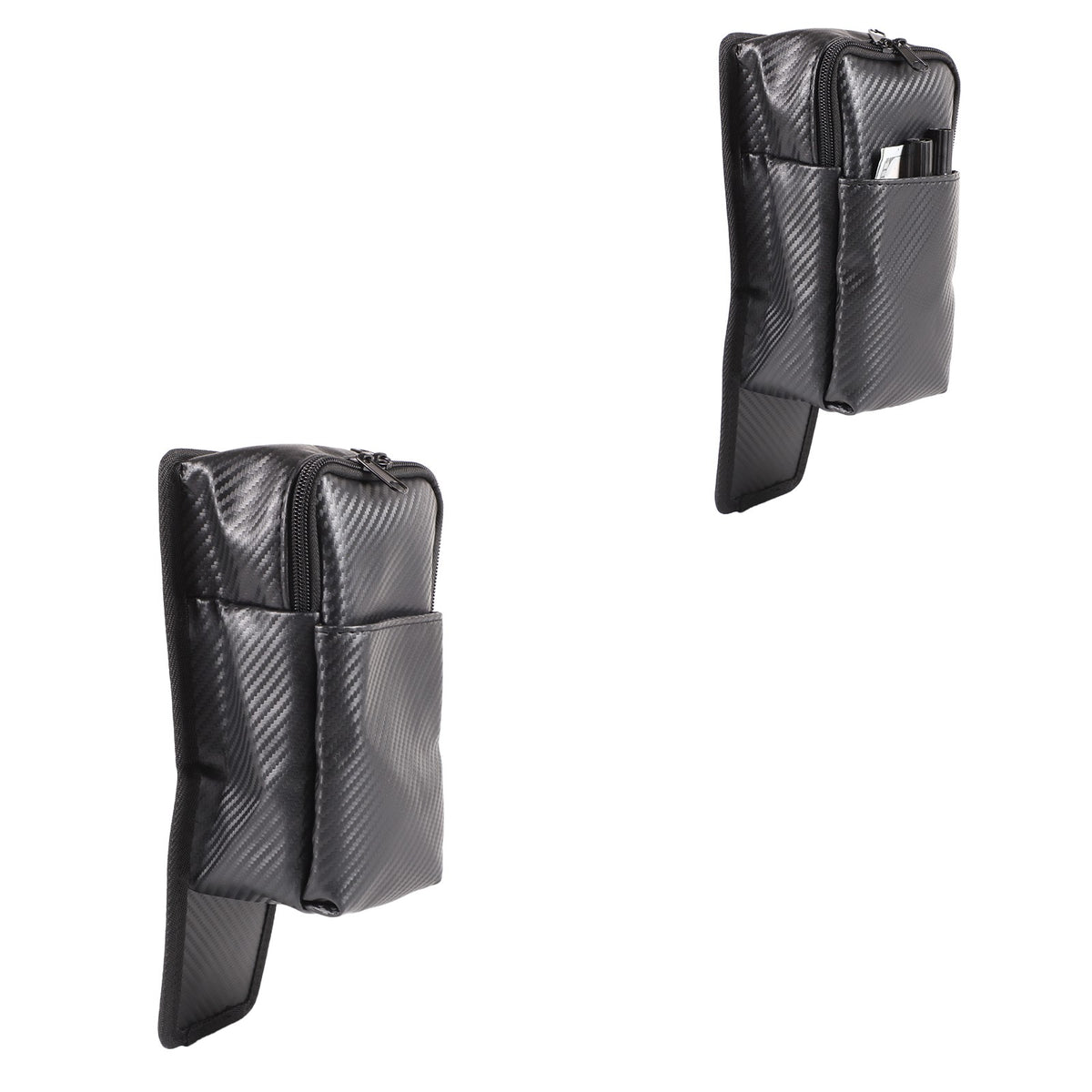 Carbon Fiber Pattern Rear Seat Center Storage Bag For Corvette C8 2020+ 4