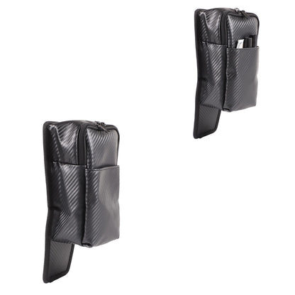 Carbon Fiber Pattern Rear Seat Center Storage Bag For Corvette C8 2020+ 4