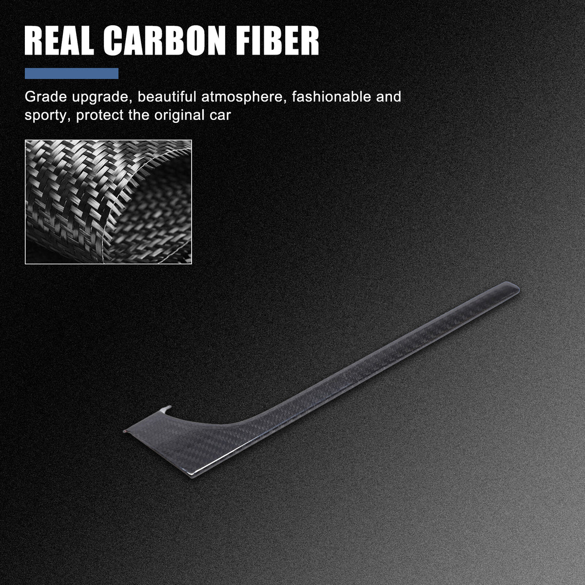 Real Carbon Fiber Center Console air outlet Trim Cover For Mazda MX-5 Miata 16+ 21