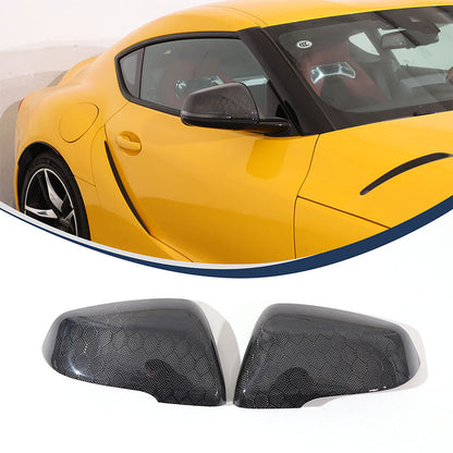Honeycomb Carbon Fiber Side Mirror Cover Trim Fit For Toyota Supra A90 2019-24 14