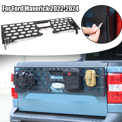 Rear Bed Molle Panel Truck Bed Tailgate Molle Panel For Ford Maverick 2022-24 US 2