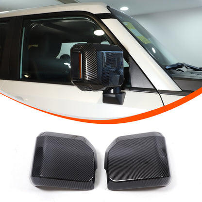 ABS Carbon Fiber Review Mirror Cover Trim For Lexus GX GX550 2024-2025 17