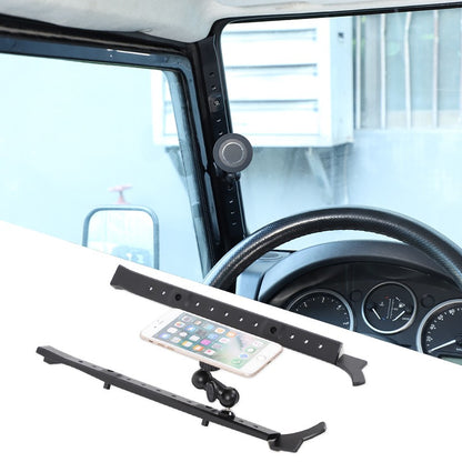 Black Magnetic A-Pillar Mount Bracket For Land Rover Defender L316 2004-2018 5