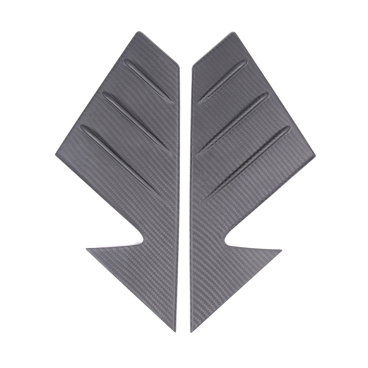 Matte Real Carbon Fiber Window Triangle A-Pillar Cover For LR Defender 2020-24 12