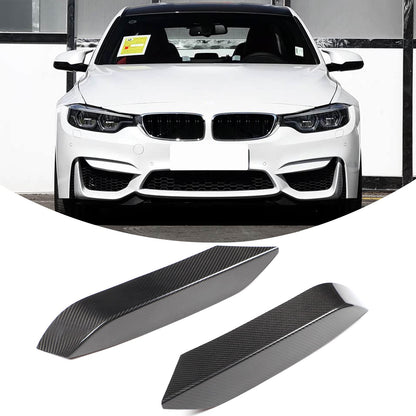 Real Carbon Fiber Front Bumper Upper Trim For BMW M3/M4 F80/F82 2015-2019 2