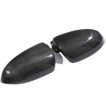 Real Carbon Fiber Exterior Side Mirror Trim For Benz Smart Fortwo W451 2009-2014 8