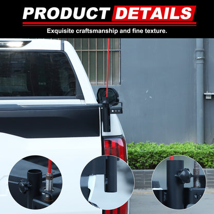 Front Bumper Flagpole Holder Antenna Mount Bracket For Toyota Tundra 2022-25 US 13