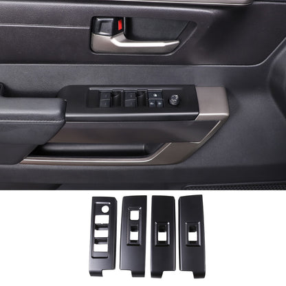 Matte Black ABS Interior Decoration Cover Trim Kit For Toyota Tundra 2022-26 US - Variants 26-29 33