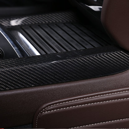 Real Carbon Fiber Center Console Gear Side Strip Trim for 2015-2019 BMW X5 F15 6