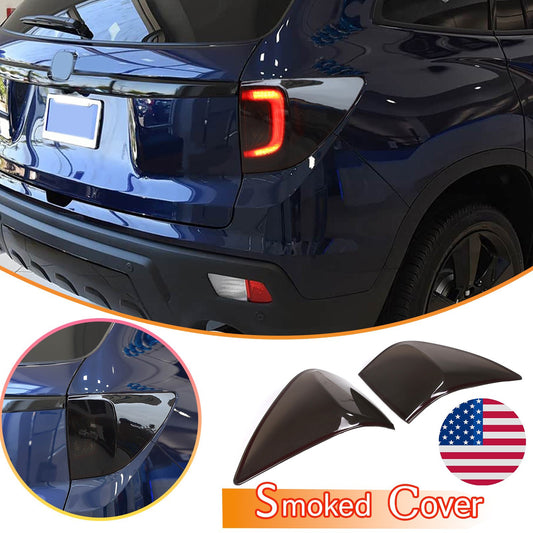 Transparent Gray ABS Tail Light Tint Cover Trim For Honda Passport 2019-2023 US 1