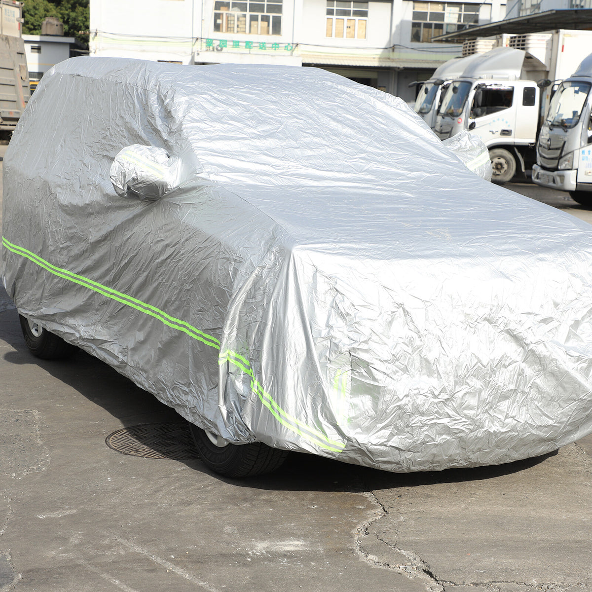 Car Cover Waterproof Heat Sun Dust Cover For Toyota Land Cruiser Prado 2010-23 9