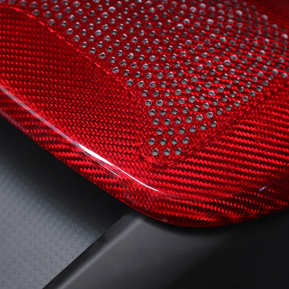 Red Real Carbon Rear Speaker Cover For Corvette C8 C8 Convertible 2LT 3LT 20-26 15
