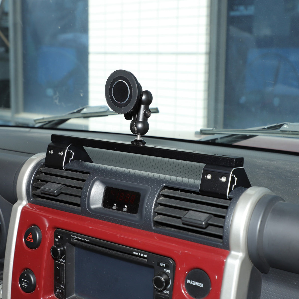 Magnetic Console Multi-Function Phone Mount Bracket For Toyota FJ Cruiser 07-21 2