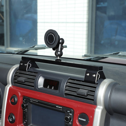 Magnetic Console Multi-Function Phone Mount Bracket For Toyota FJ Cruiser 07-21 2