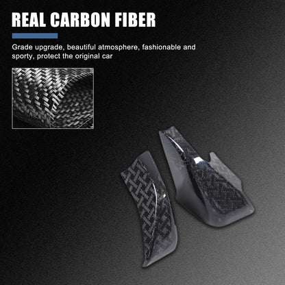 X Real Carbon Fiber Dashboard Console Side Trim For BMW 5 Series G60 2024+ 6