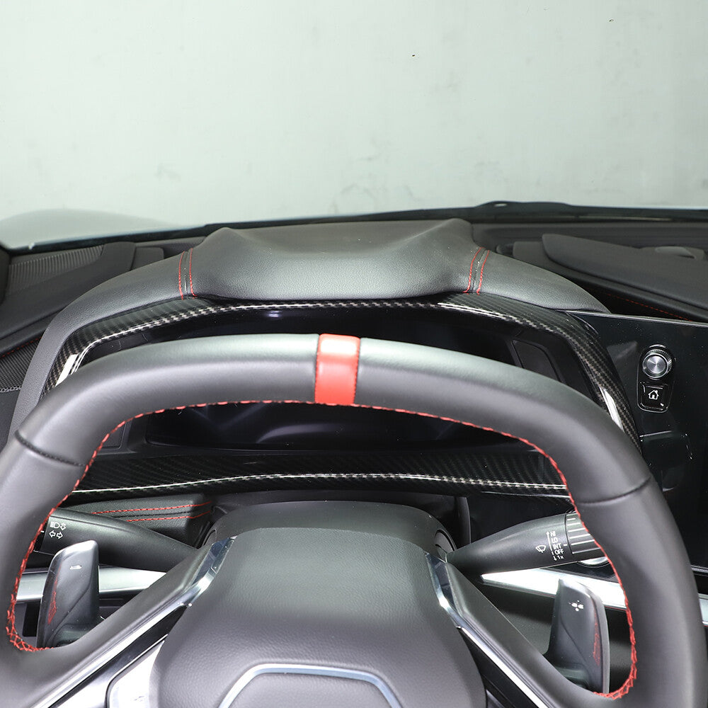 Carbon Fiber ABS Interior Full Decor Cover Trim Kit For Corvette C8 2020-2025 - Styles 6-10 64