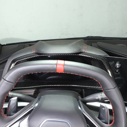Carbon Fiber ABS Interior Full Decor Cover Trim Kit For Corvette C8 2020-2025 - Styles 6-10 64