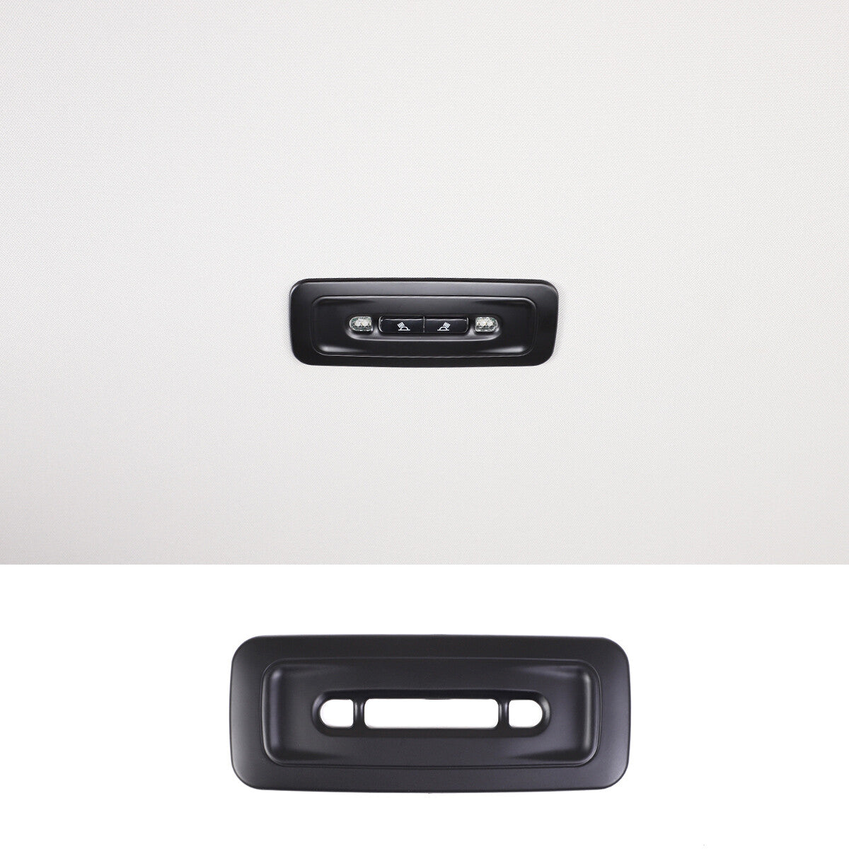 Matte Black ABS Interior Decoration Cover Trim Kit For Toyota Tundra 2022-26 US - Variants 1-5 3