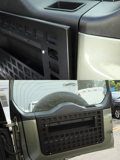 Rear Door Tailgate Table Storage Shelf Molle Panel For LR Defender L316 20+ 16
