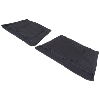 Black ABS Rear Window Visor Sun Shade Cover For Volvo XC90 2015-2024 6