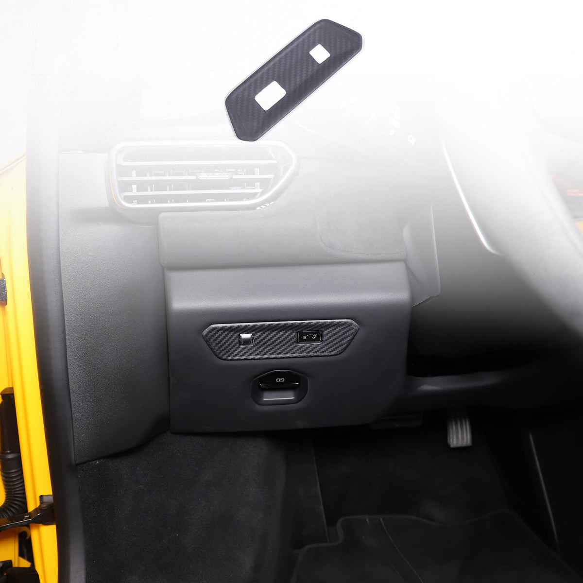 Matte Real Carbon Rear Door Tailgate Switch Cover Trim For Lotus EMIRA 2021-2025 15