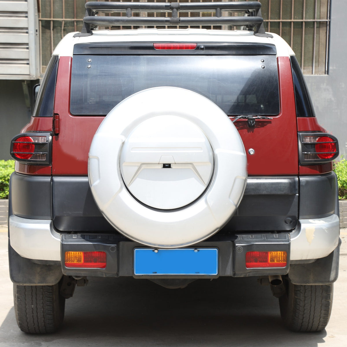 ABS Carbon Fiber Tail Light Cover Trim For Toyota FJ Cruiser 2007-2021 16