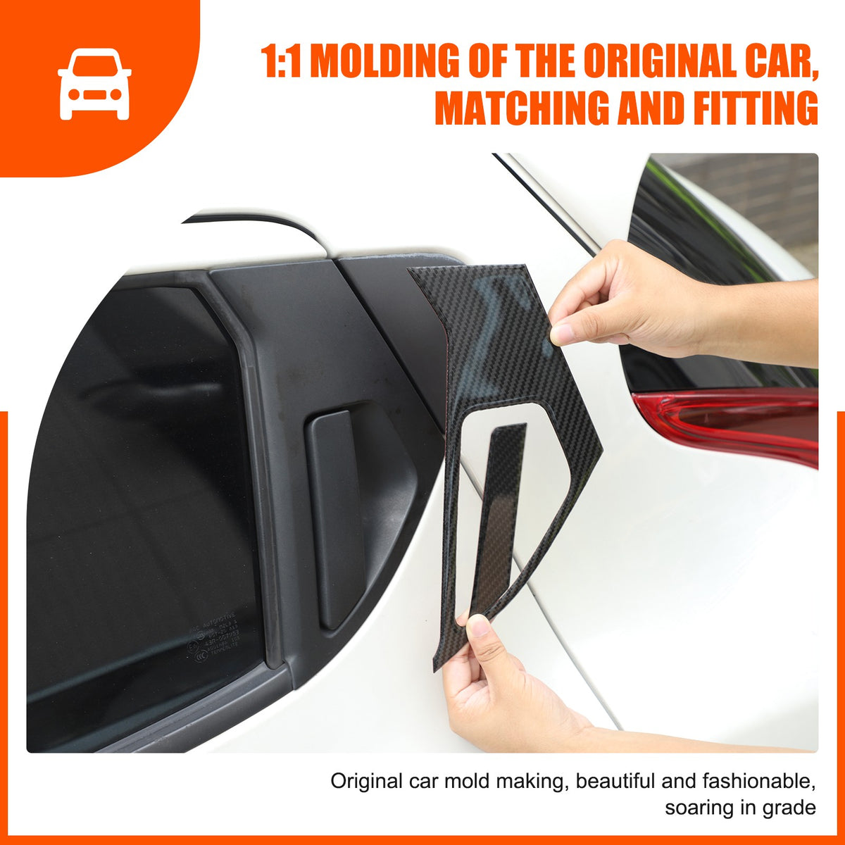 Soft Carbon Fiber Interior Center Console trim Sticker For Nissan Juke 2011-2019 189