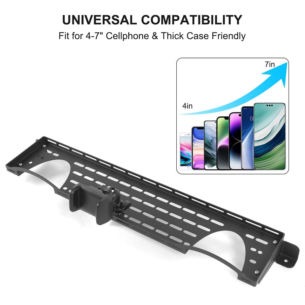 Off-Road Dashboard Phone Holder Bracket For Land Rover Defender L316 2004-2018 4
