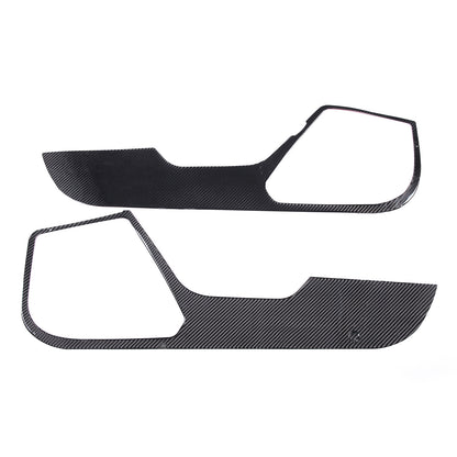 Carbon Fiber Interior Door anti-kick panel Trim Cover For Corvette C7 2014-19 US 10