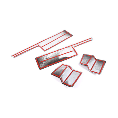 ABS Carbon Fiber Door panel strip cover trim For Toyota FJ Cruiser 2007-2021 US 11