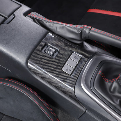 Real Carbon fiber Seat Adjustment Panel Trim for Toyota 86/Subaru BRZ 2022 US 4