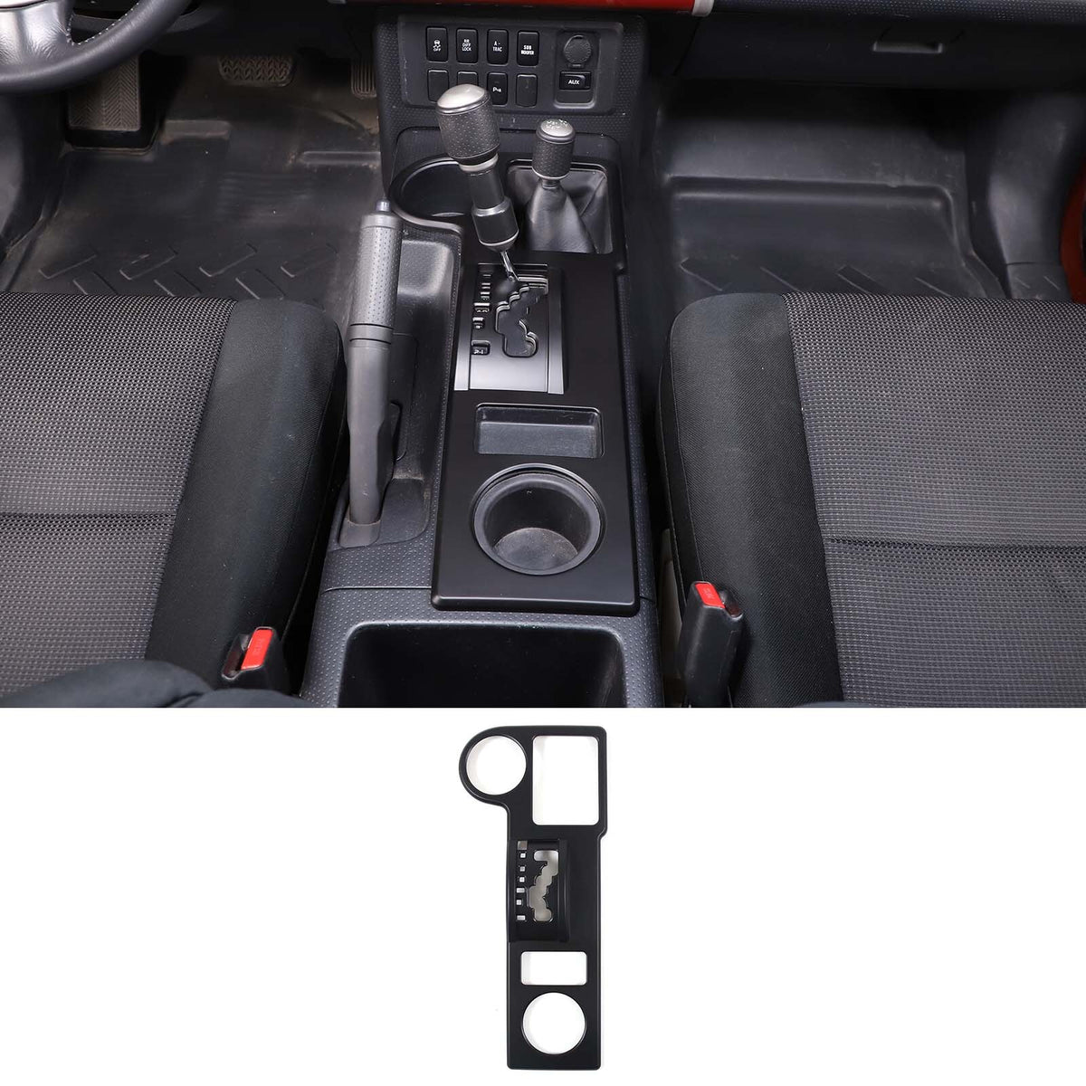 Matte Black ABS Interior Full Set Cover Trim Kit Set For FJ Cruiser 2007-2021 - Variants 1-5 1