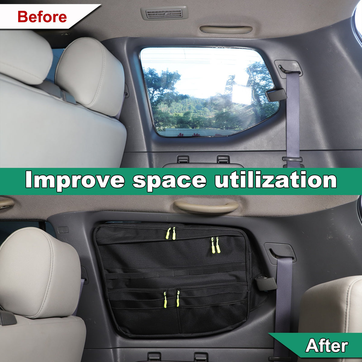 Right Side Cargo Trunk Storage Bag For Toyota Land Cruiser Prado J120 2003-09 US 12
