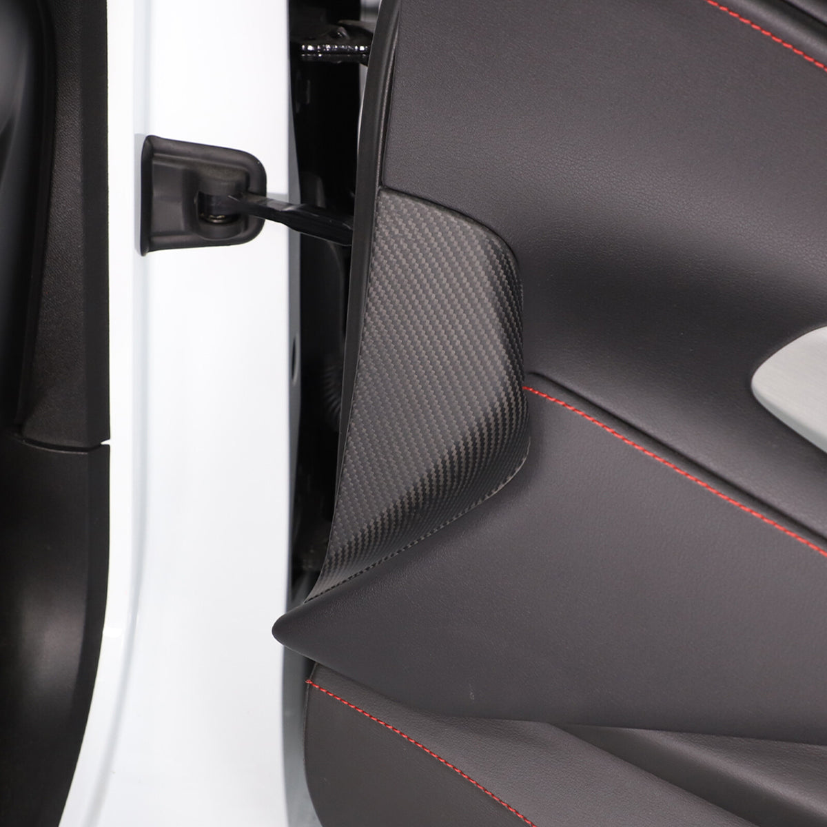 Matte Real Dry Carbon Fiber Interior Decor Trim Cover For Corvette C8 2020+ 12