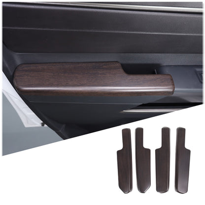 Oak Grain Door Elbow Armrest Trim Cover For Toyota Tundra Sequoia 2022-24 US 3