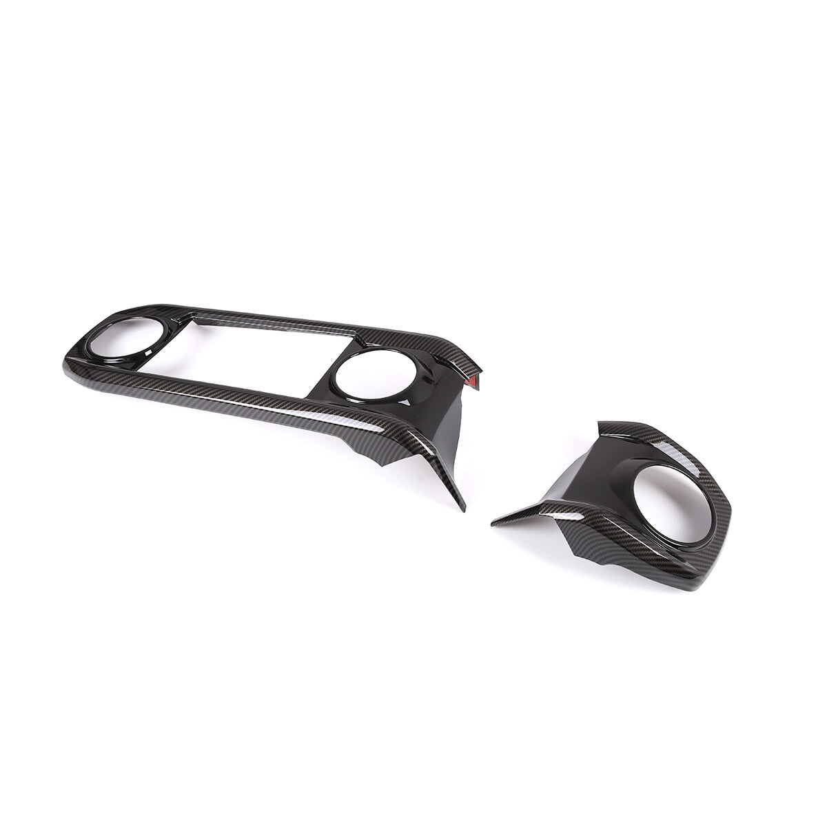 ABS Carbon Dashboard U Shape Air Vent Outlet Cover trim For Toyota Tacoma 16-23 21