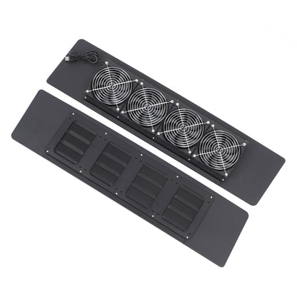Rear Door Window Louver Air Vent Panel Trim For Toyota Highlander XU70 2022+ 4